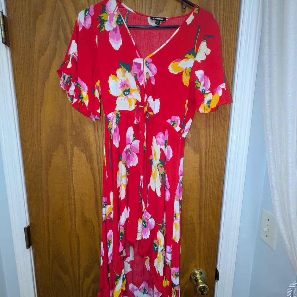 Floral Express high low sundress